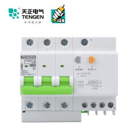 天正电气 TGBHLE-32 空气开关 3P+N C25A 30mA 335022300408 微型漏电保护断路器