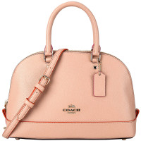 COACH 蔻驰 女包女士米色皮质手提单肩斜挎贝壳包 F13310 IMLZJ 米色