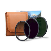 卡色（Kase) 49mm 圆形滤镜套装CPL偏振镜+ND16减光镜+GND0.9渐灰镜 ，送滤镜包