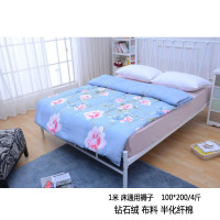 富安娜(FUANNA)棉布褥子100*200 4斤 FA-2147 DT 天蓝色 1.2m*2m