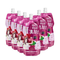 双钱牌 中华老字号 乐吸吸龟苓膏218g*6玫瑰味