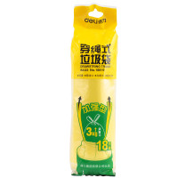 J得力（deli） 18819垃圾袋 穿绳式可提塑料袋18只/卷（卷）得力18819