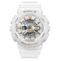 卡西欧(CASIO)手表 BABY-G系列双显潮流时尚运动女表 BA-110GA-7A1