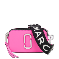[直营]Marc Jacobs 玛亚科布 马克.雅可布 SNAPSHOT系列 女士单肩包斜挎包相机包 真皮 拉链 软女包 水红色M0014503-670