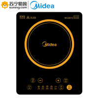 美的（Midea）电磁炉 HT2218HM 家用触摸式大功率速热 定时黑晶面板 防水电磁炉灶