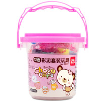 得力deli文具7022彩泥套装儿童玩具手工diy制作彩色橡皮泥12色混装幼儿园学生彩色橡皮泥附模型工具 12色/2筒
