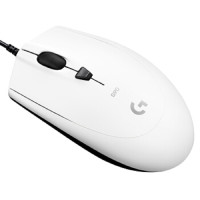 罗技(Logitech) 光电游戏鼠标 G90 Optical (白色） RLLT