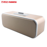 万利达（Malata） 万利达（Malata）S60 音响蓝牙音箱插卡低音炮手机桌面创意时钟迷你音响 金色
