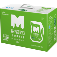 天润（terun）原味爱克林 浓缩原味酸奶 180克/袋 12袋/件 单位：件