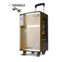 山水(SANSUI) SG2-12 户外拉杆音箱 广场舞音响 蓝牙U盘便携音响 蓄电池音箱扩音器音响低音炮音箱