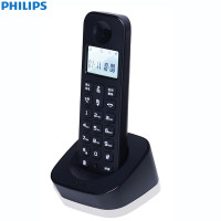 飞利浦(Philips) DCTG160 数字无绳电话机单主机/商务办公/普通家用/来电显示电话机（黑色）