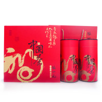张一元 茉莉花茶金福礼盒320g/盒 绿茶茶叶 茉莉花香 中华老字号