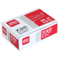 得力(deli)0016 大头针 0016 24mm 2# (单盒）50g/盒