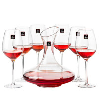 乐仕菲斯(RSFH) 全家福红酒杯酒具 ·组合套装6高脚杯1醒酒器