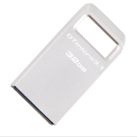 金士顿（Kingston）32GB 闪存盘 DTMC3 迷你车载U盘优盘金属环扣 USB3.1