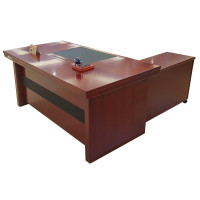 鸿业盛大FSD-1418办公家具办公桌中班台1.8米办公桌1800L*900W*760H 胡桃色