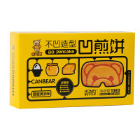 卡宾熊凹煎饼居家办公室零食卡通休闲饼干108g/盒蛋烤味