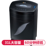 科密(comet) 黑金刚+ 大型长时间办公商用碎纸机 光盘信用卡粉碎机 31L