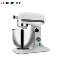 睿美（Ruimei） 商用7升鲜奶机 和面机全自动 揉面机 打面机 搅拌机 厨师机打蛋器 不锈钢桶 奶油打发机 升级版