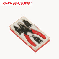 力易得（ENDURA） 5件套卡簧钳 E5530曲口直口可换头卡簧钳 1把（货期3-5天）