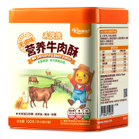 禾泱泱宝宝零食营养牛肉酥无添加白砂糖盐牛肉松100g儿童辅食肉松