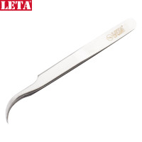 勒塔(LETA)不锈钢防磁加硬弯尖嘴镊子LT-LE273