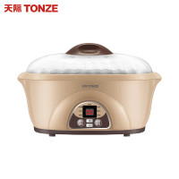 天际(TONZE)DGD16-16ZWG紫砂微电脑电炖盅奶茶色