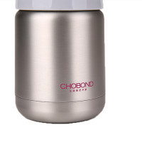 肖邦(CHOBOND) 朵云真空休闲杯男女士泡茶杯便携时尚水杯 290 mL CB-Z89 银色