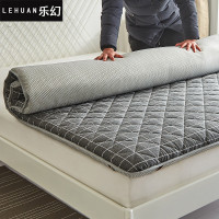 乐幻(LEHUAN)家纺 简约风全棉印花透气榻榻米压缩床垫床褥0.9*2.0m