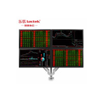 乐歌（Loctek）D7Q四屏拼接显示器支架电脑支架气压旋转升降