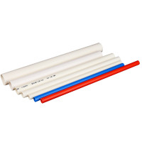 【规格：25mm 轻型（不可冷弯）100米】pvc穿线管 电子电工工具 家装电线管 电力防火阻燃绝缘 PVC阻燃穿线管