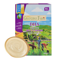 GRANDPA’S FARM爷爷的农场 婴幼儿DHA多种谷物混合水果米粉 200G/盒