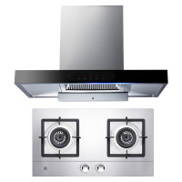 容声(RONGSHENG)厨电套装油烟机CXW-218-RST326R+灶具 JZT-QP05（天然气）不锈钢