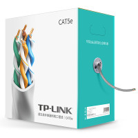 TP-LINK TL-EC5e00-305（灰）工程级原装超五类非屏蔽高速网线 无氧铜CAT5e类家装专用箱线 305m