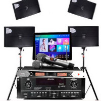山水(SANSUI) SP2-10 卡拉OK套装 KTV音响组合全套 点歌机全套套装 含麦克架 单位：套