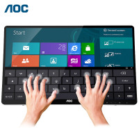 AOC E2472PWUT/BS 触摸屏显示器 Win8认证10点电容触控屏 电脑显示屏 触摸屏幕 23.6英寸