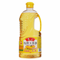 鲁花压榨玉米油 非转基因物理压榨一级玉米油食用油2.5L