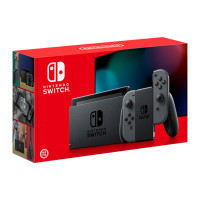 任天堂（Nintendo）Switch NS 黑色手柄 增强版游戏机 日版
