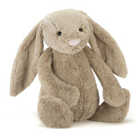 邦尼兔（Jellycat）BASS6B 经典害羞系列 兔子 儿童柔软毛绒玩具公仔类玩偶 小号 18cm 蓝色 51cm