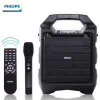 飞利浦(Philips)SD55广场舞音响 蓝牙音响大功率唱歌便携式手提音响音箱低音炮户外音箱黑色