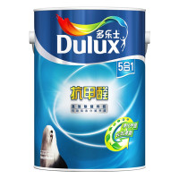 多乐士(Dulux)抗甲醛五合一乳胶漆内墙面漆 油漆涂料 A899 5L 哑光白色