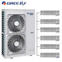 格力（GREE）新品 智睿系列GMV-H180WL/C1 家用中央空调 大7匹 一拖六 变频变容室外机 配直流变频室内机