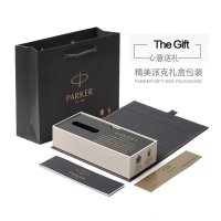 派克(PARKER) 2015卓尔钢杆金夹钢笔 墨水笔 墨水 笔 单盒装 黑色