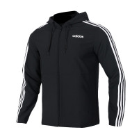 Adidas阿迪达斯男装运动服休闲防风连帽夹克外套 DQ3066 S