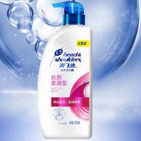 海飞丝(Head & Shoulders) 去屑丝滑洗发水 500ml 单瓶装