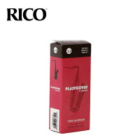 RICO RRP05TSX250次中音萨克斯黑胶哨片瑞口PLASTICOVER覆盖涂层2.5号降B调Tenor5片装 胶次中音2.5降B调