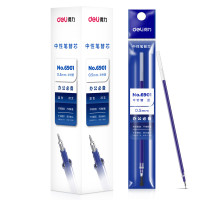 得力(deli) 6901 中性笔芯0.5mm半针管 20支/件 (单位:件) 蓝 图片色