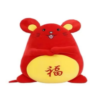 毛绒玩具 100起订 红色