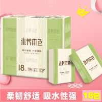 顺清柔共享本色迷你型面巾纸(18包）18包/箱单箱装