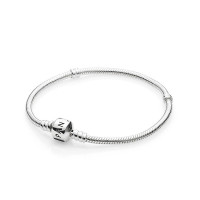 PANDORA潘多拉 925银手链银扣字母基础链590702HV 20cm